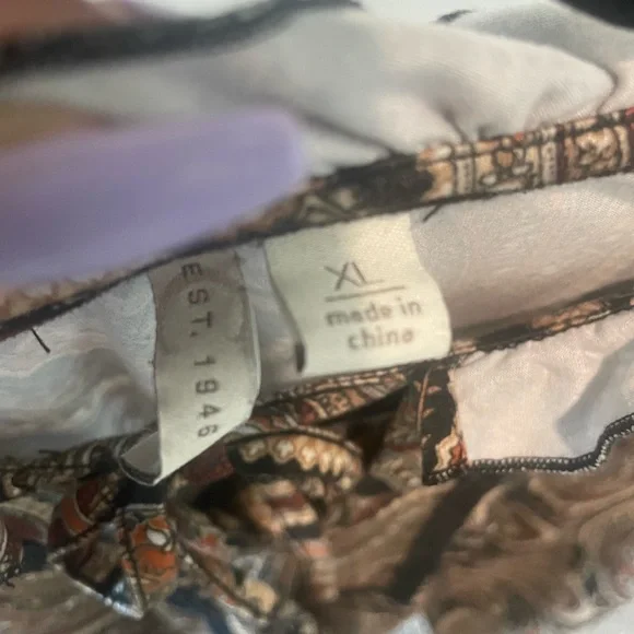 C. Est. 1946 Paisley Print Women's Top - Picture 6 of 6